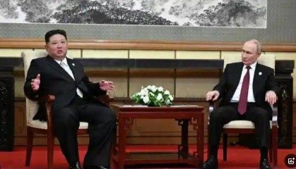 普京与金正恩会谈,盛赞中国刚刚举行的纪念大会水平很高!