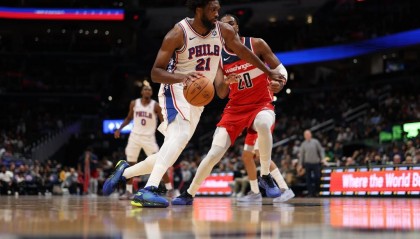 马克西39+10恩比德25分 76人加时险胜奇才取4连胜