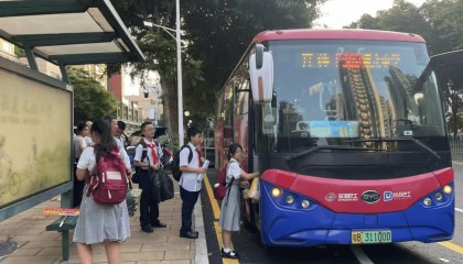 通学有我|深圳巴士集团第三分公司新增校园通学巴士23条