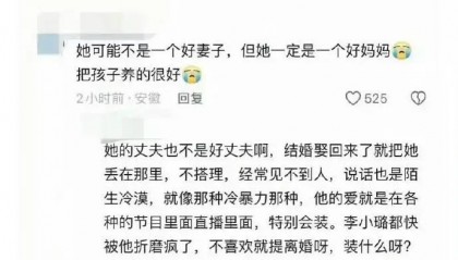 甜馨回应点赞贾乃亮不是好丈夫评论:不要过度理解我的意思