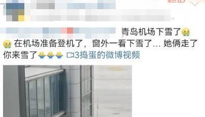 刚刚,青岛市区下雪了!网友:青岛,你终于被邀请了→