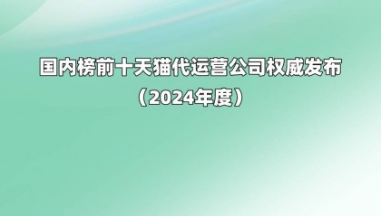 国内榜前十天猫代运营公司权威发布(2024年度)
