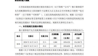 将代码“123048”错输成“128048”?市值近百亿银行致歉:董事亲属因误操作导致短线交易