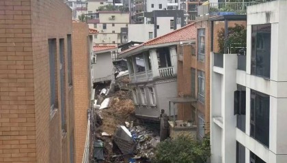 广州白云山体滑坡亲历者:整栋楼在几秒内坍塌,没有太大声音